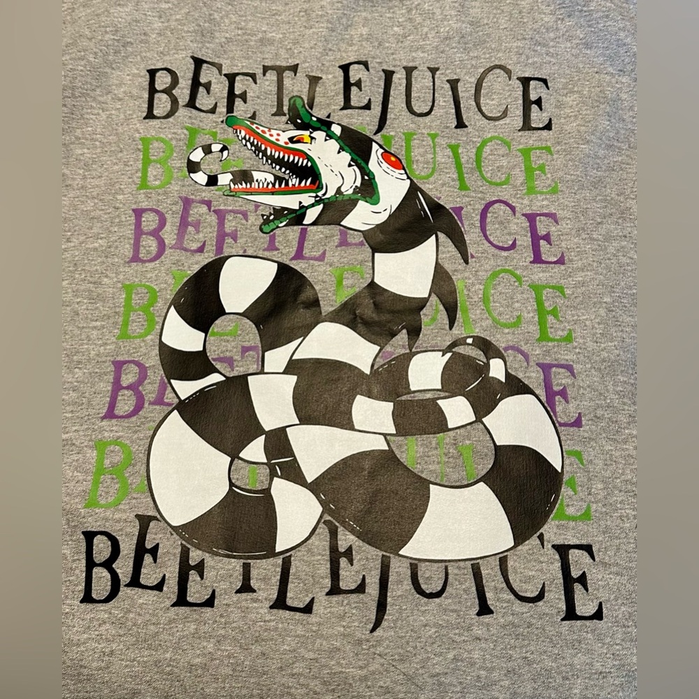 🖤👻 BEETLEJUICE Gildan Heavy Blend Sweatshirt – Gray 👻🖤